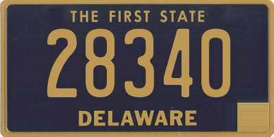 DE license plate 28340