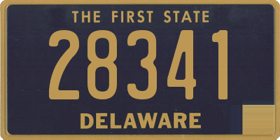 DE license plate 28341