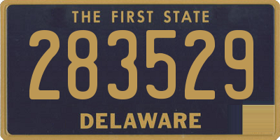 DE license plate 283529