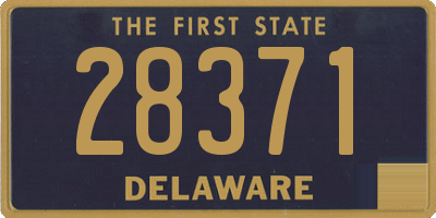 DE license plate 28371