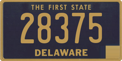 DE license plate 28375