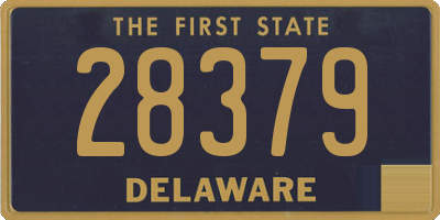 DE license plate 28379