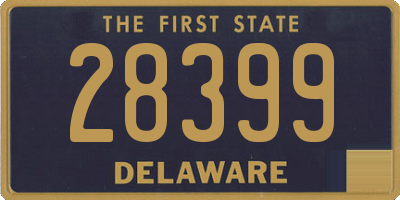 DE license plate 28399