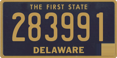 DE license plate 283991