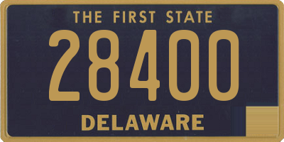 DE license plate 28400