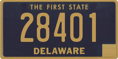 DE license plate 28401