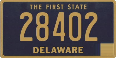DE license plate 28402