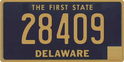 DE license plate 28409