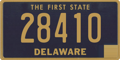 DE license plate 28410