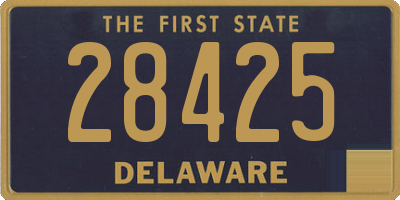 DE license plate 28425