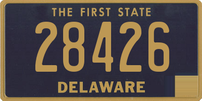 DE license plate 28426