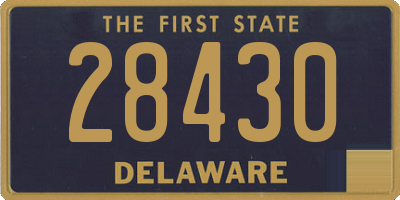 DE license plate 28430