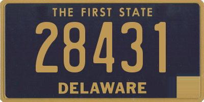 DE license plate 28431