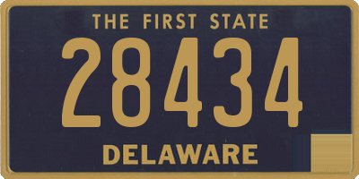 DE license plate 28434