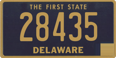 DE license plate 28435