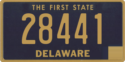 DE license plate 28441