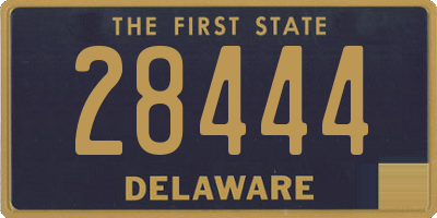 DE license plate 28444
