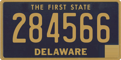 DE license plate 284566
