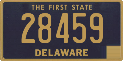 DE license plate 28459