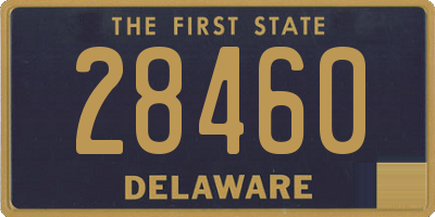 DE license plate 28460
