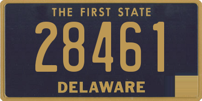 DE license plate 28461