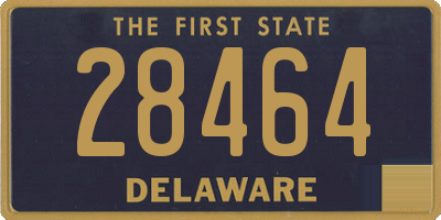 DE license plate 28464