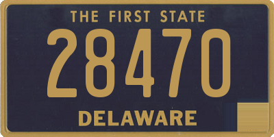 DE license plate 28470