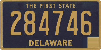 DE license plate 284746