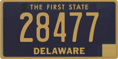 DE license plate 28477