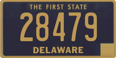 DE license plate 28479