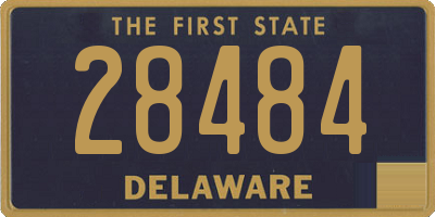 DE license plate 28484