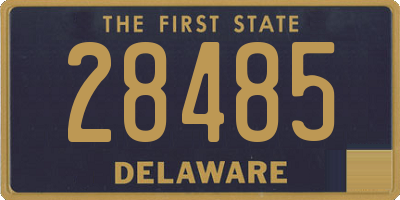 DE license plate 28485