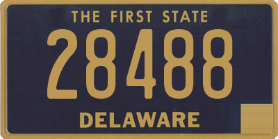 DE license plate 28488