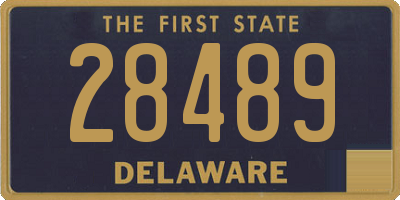 DE license plate 28489