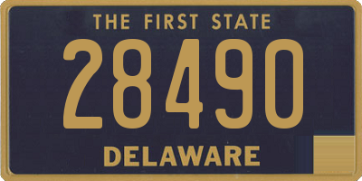 DE license plate 28490