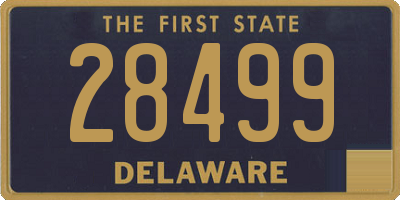 DE license plate 28499