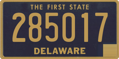 DE license plate 285017