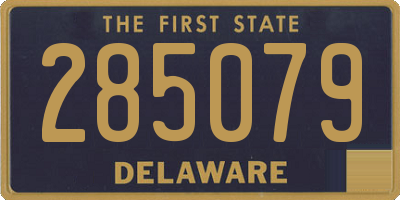 DE license plate 285079