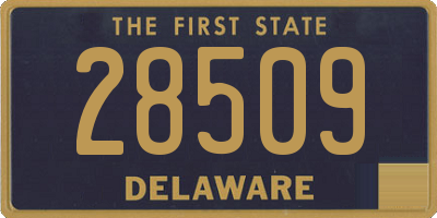 DE license plate 28509