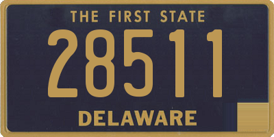 DE license plate 28511