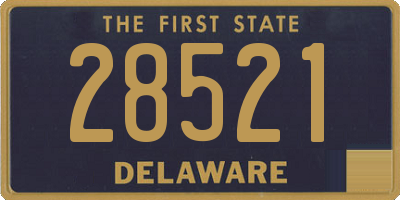 DE license plate 28521
