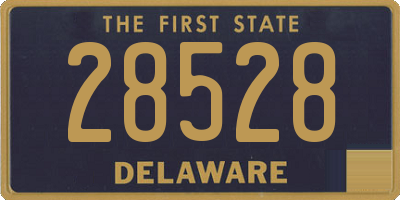 DE license plate 28528