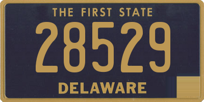 DE license plate 28529
