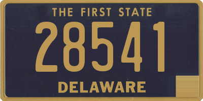 DE license plate 28541