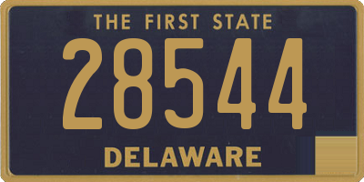 DE license plate 28544