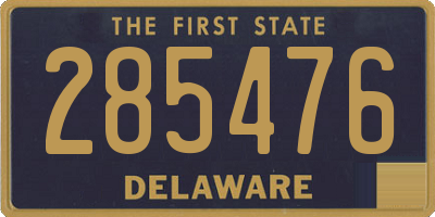 DE license plate 285476