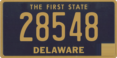 DE license plate 28548