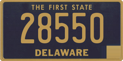 DE license plate 28550