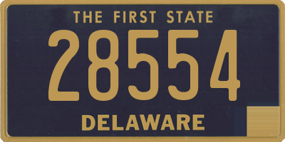 DE license plate 28554