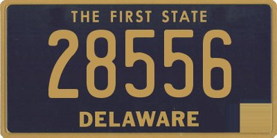 DE license plate 28556